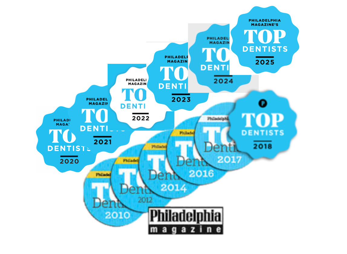 Philadelphia Magazine Top Dentist Awards 2010-2025
